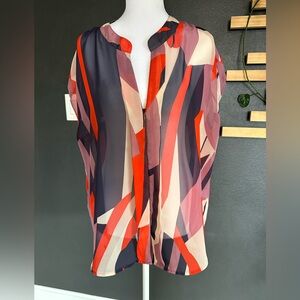 Chic Multicolor Women's Tunic Top